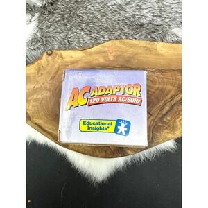 AC Adaptor GeoSafari‎ AC 120V 7.5VDC Vintage Educational Insights EI-8702